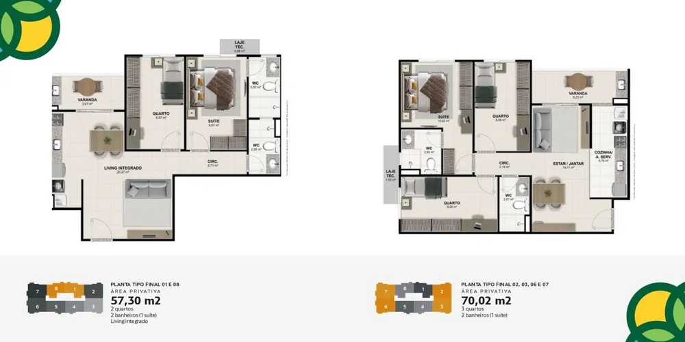 Apartamento, 2 quartos, 57 m² - Foto 11