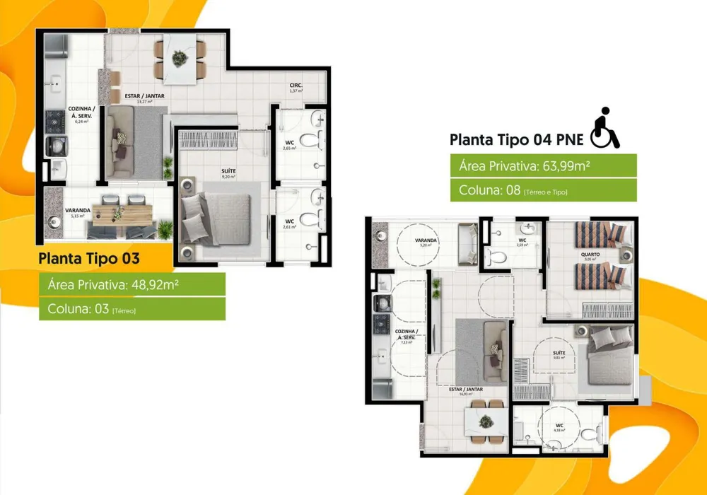 Apartamento, 2 quartos, 63 m² - Foto 7