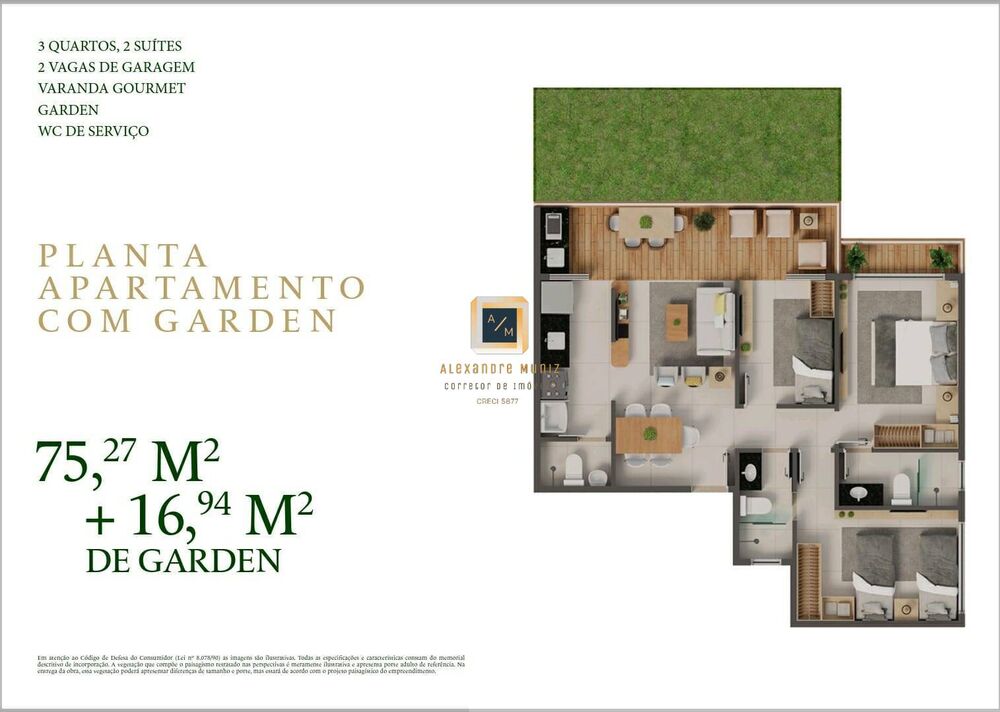 Apartamento, 3 quartos, 75 m² - Foto 5