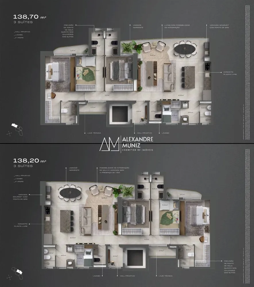 Apartamento, 3 quartos, 116 m² - Foto 9