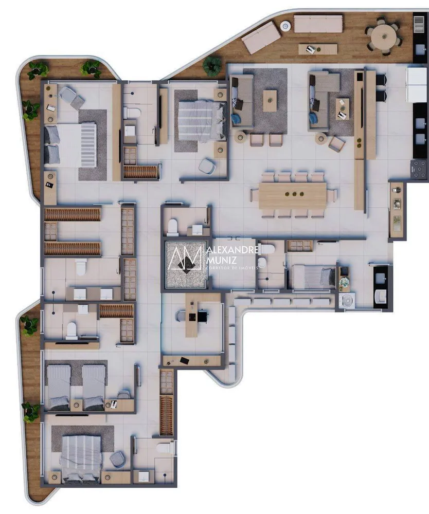 Apartamento, 4 quartos, 235 m² - Foto 13