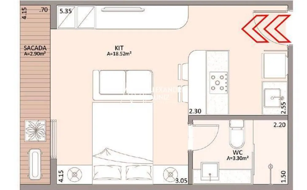 Apartamento, 2 quartos, 66 m² - Foto 11