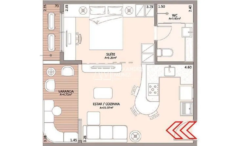 Apartamento, 2 quartos, 66 m² - Foto 10