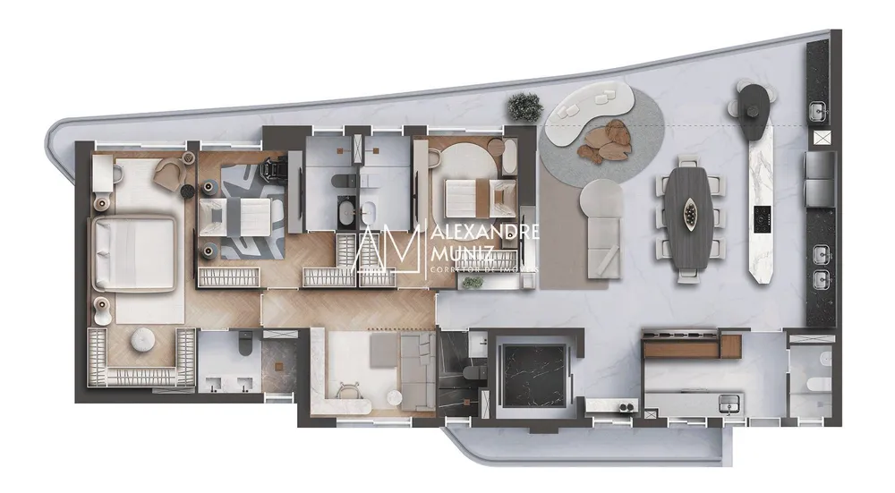 Apartamento, 3 quartos, 190 m² - Foto 11