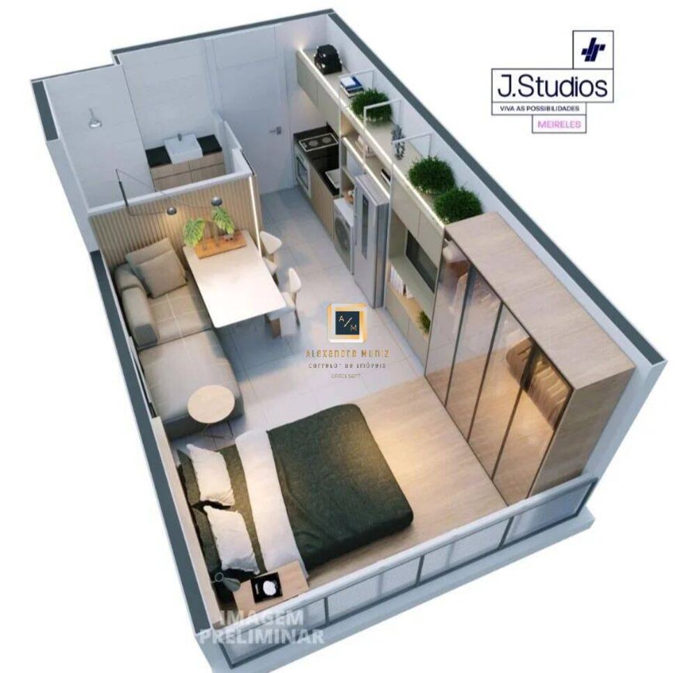 Apartamento, 1 quarto, 36 m² - Foto 19