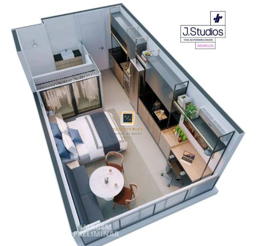 Apartamento, 1 quarto, 36 m² - Foto 18