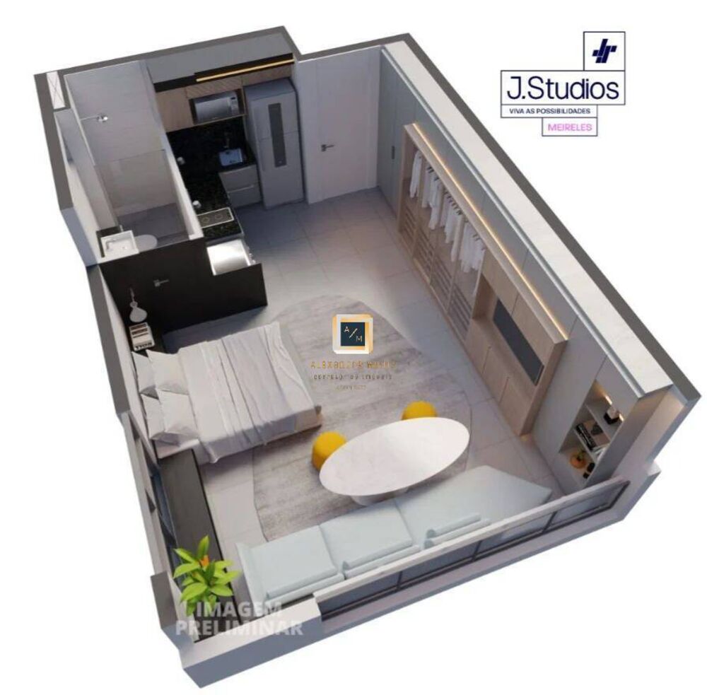 Apartamento, 1 quarto, 36 m² - Foto 17