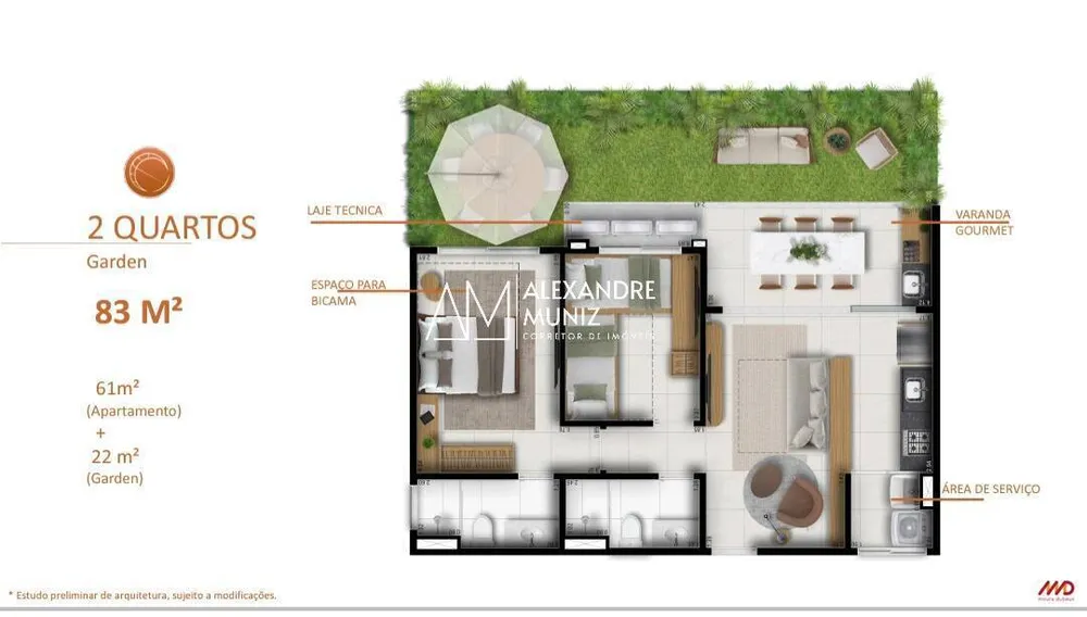Apartamento, 1 quarto, 30 m² - Foto 11