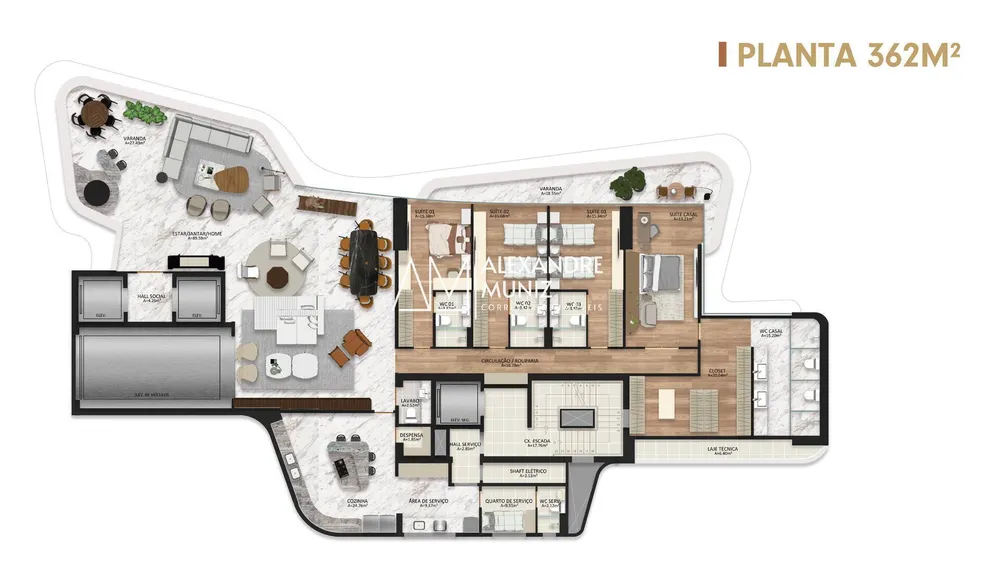 Apartamento, 5 quartos, 368 m² - Foto 12