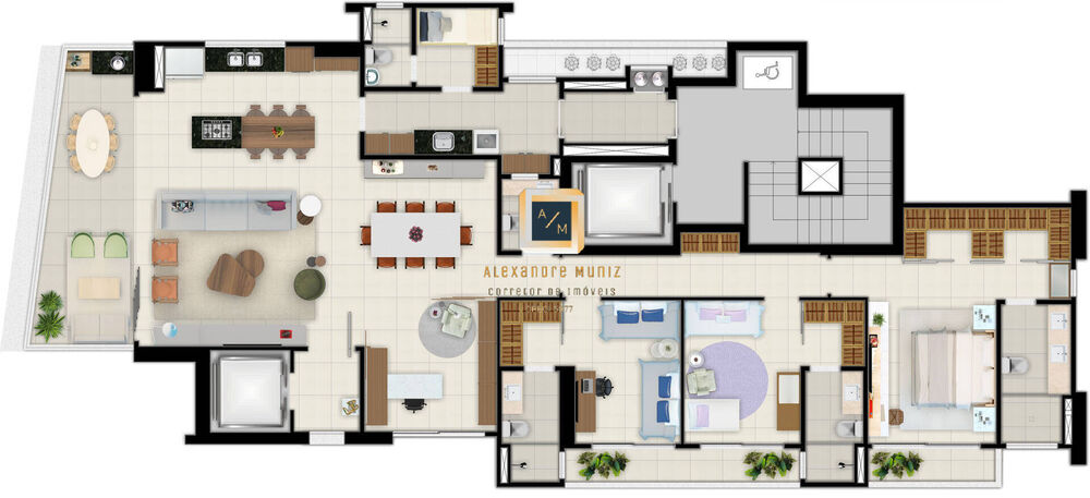 Apartamento, 4 quartos, 202 m² - Foto 4