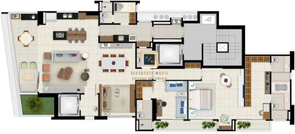 Apartamento, 4 quartos, 202 m² - Foto 12