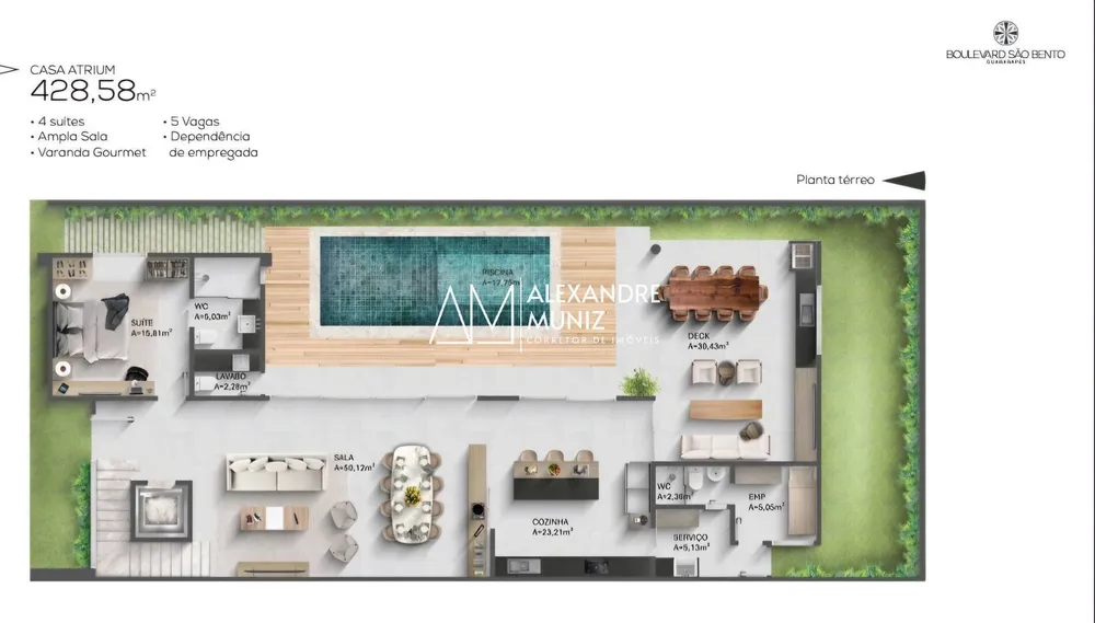 Casa, 4 quartos, 428 m² - Foto 12