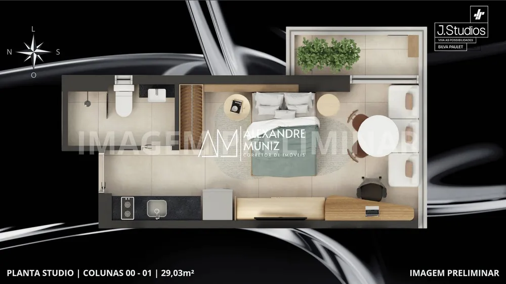 Apartamento, 1 quarto, 23 m² - Foto 11