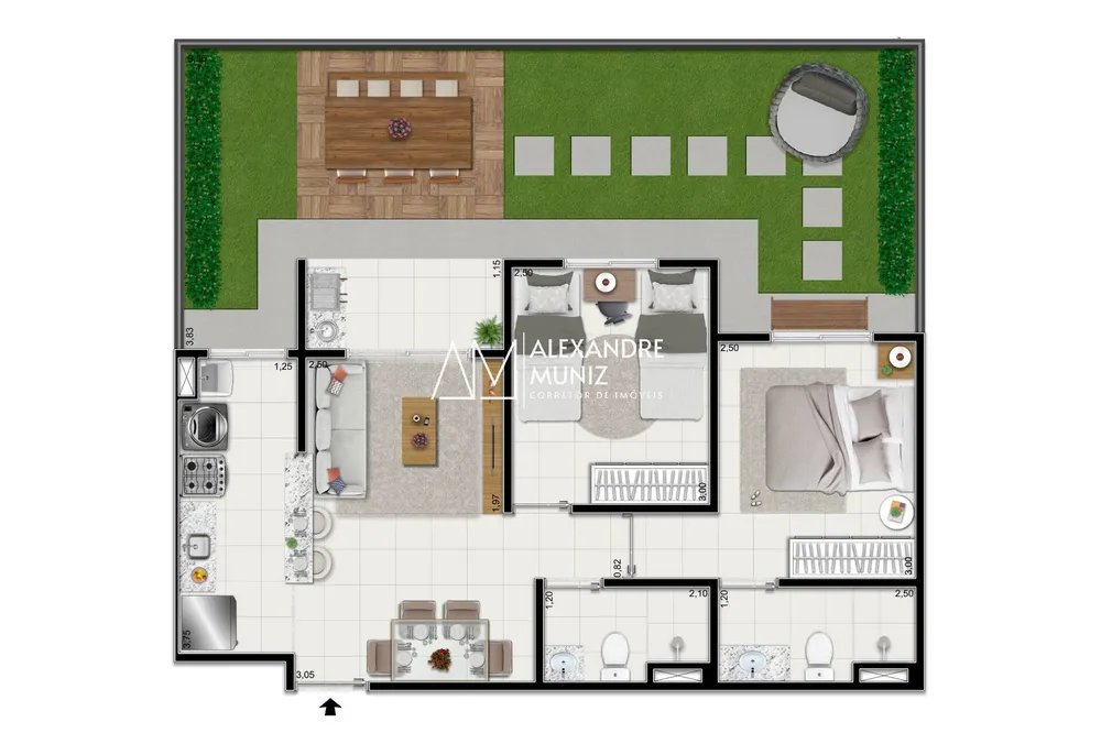 Apartamento, 2 quartos, 47 m² - Foto 6
