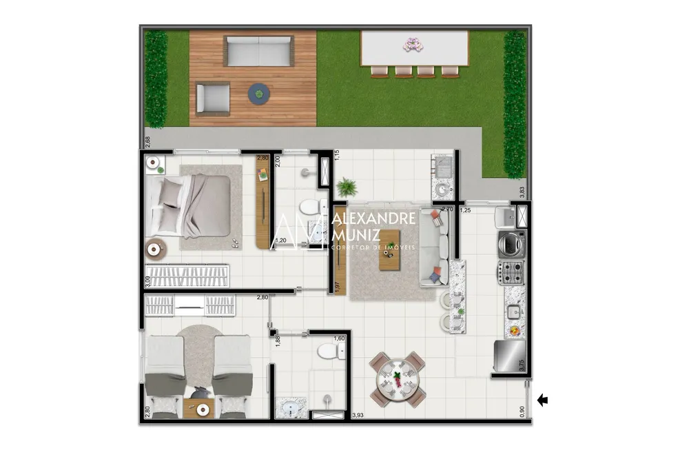 Apartamento, 2 quartos, 47 m² - Foto 7
