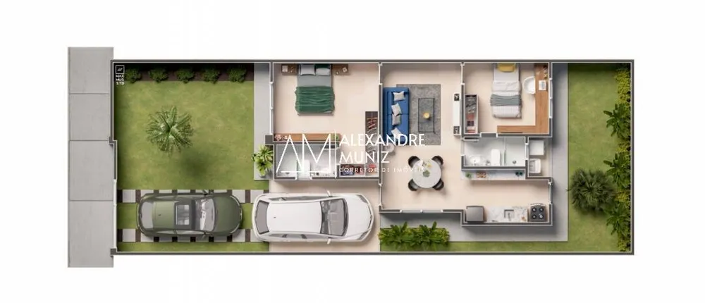Casa, 2 quartos, 70 m² - Foto 3