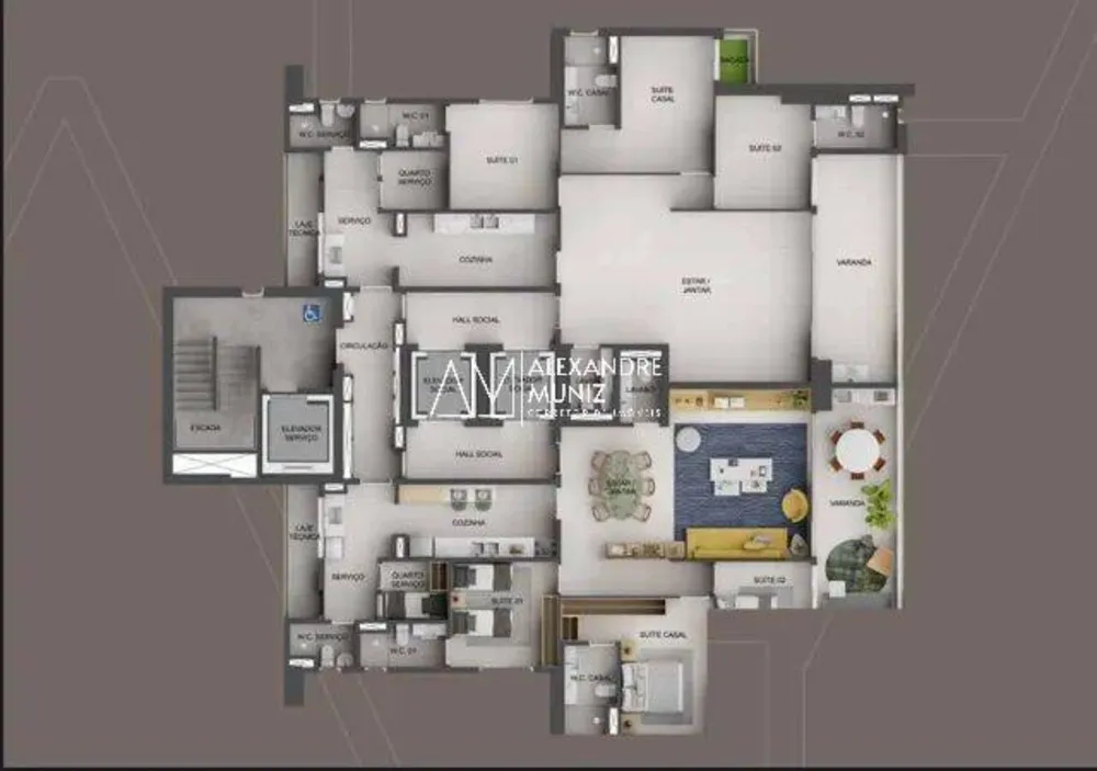 Apartamento, 3 quartos, 166 m² - Foto 5