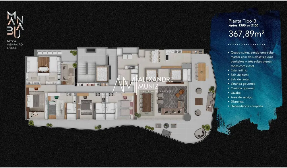 Apartamento, 5 quartos, 355 m² - Foto 15