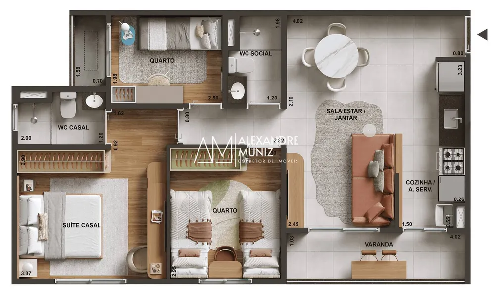 Apartamento, 2 quartos, 48 m² - Foto 15