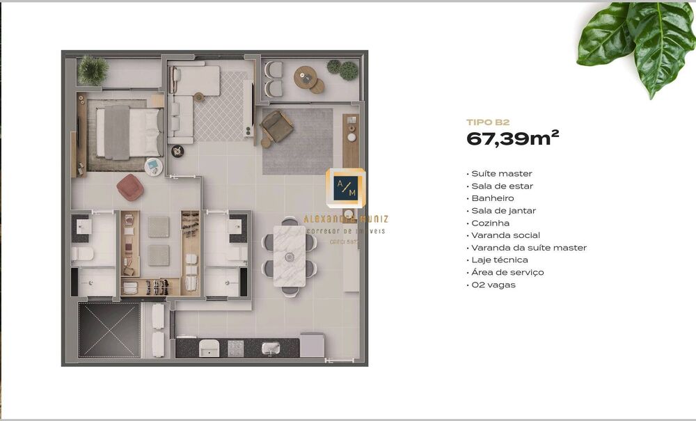 Apartamento, 3 quartos, 67 m² - Foto 4