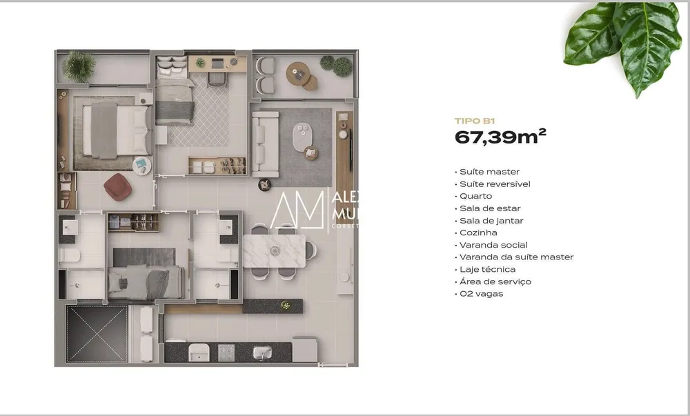 Apartamento, 3 quartos, 67 m² - Foto 10