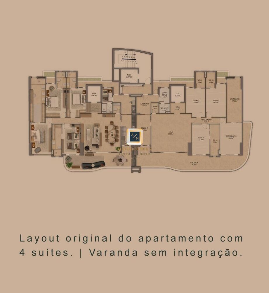 Apartamento, 3 quartos, 228 m² - Foto 17