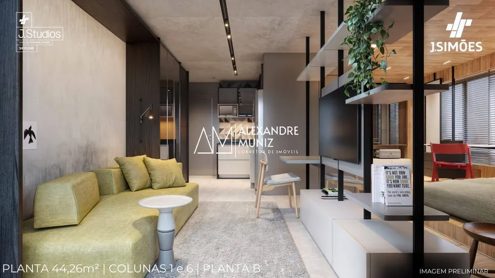 Apartamento, 1 quarto, 44 m² - Foto 5