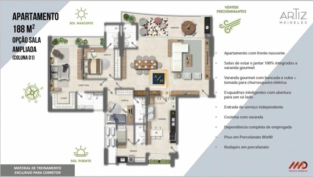 Apartamento, 4 quartos, 188 m² - Foto 48