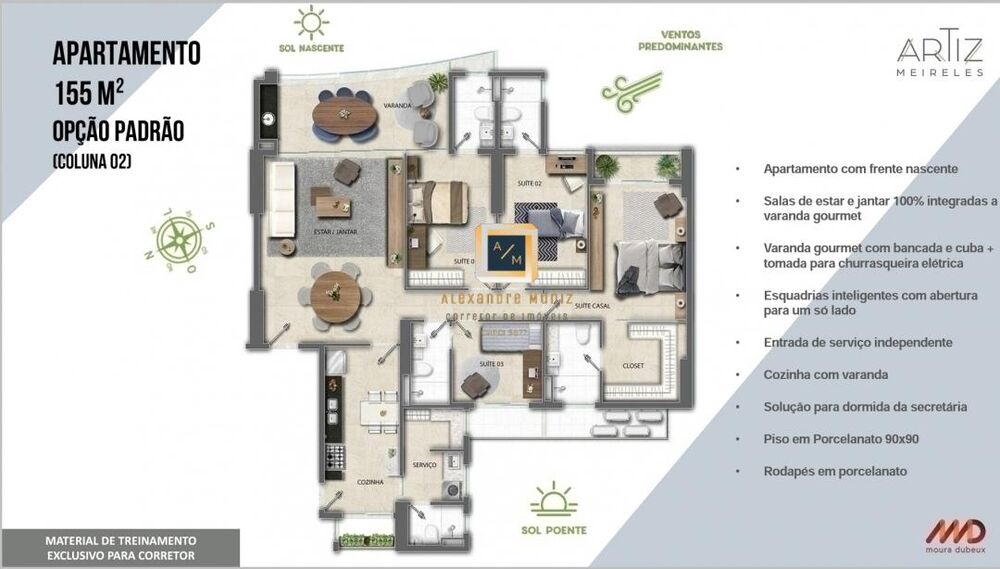 Apartamento, 4 quartos, 188 m² - Foto 51