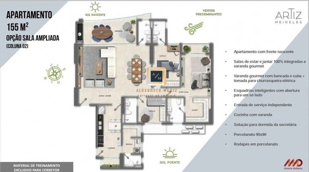 Apartamento, 4 quartos, 188 m² - Foto 50