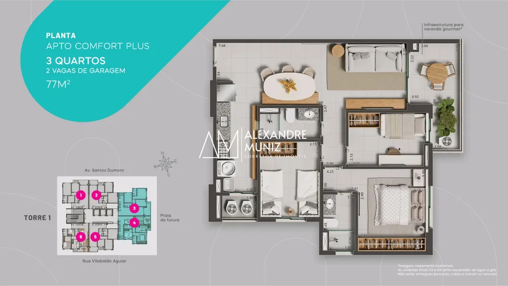 Apartamento, 2 quartos, 55 m² - Foto 7