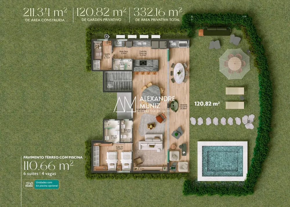 Casa, 3 quartos, 166 m² - Foto 5