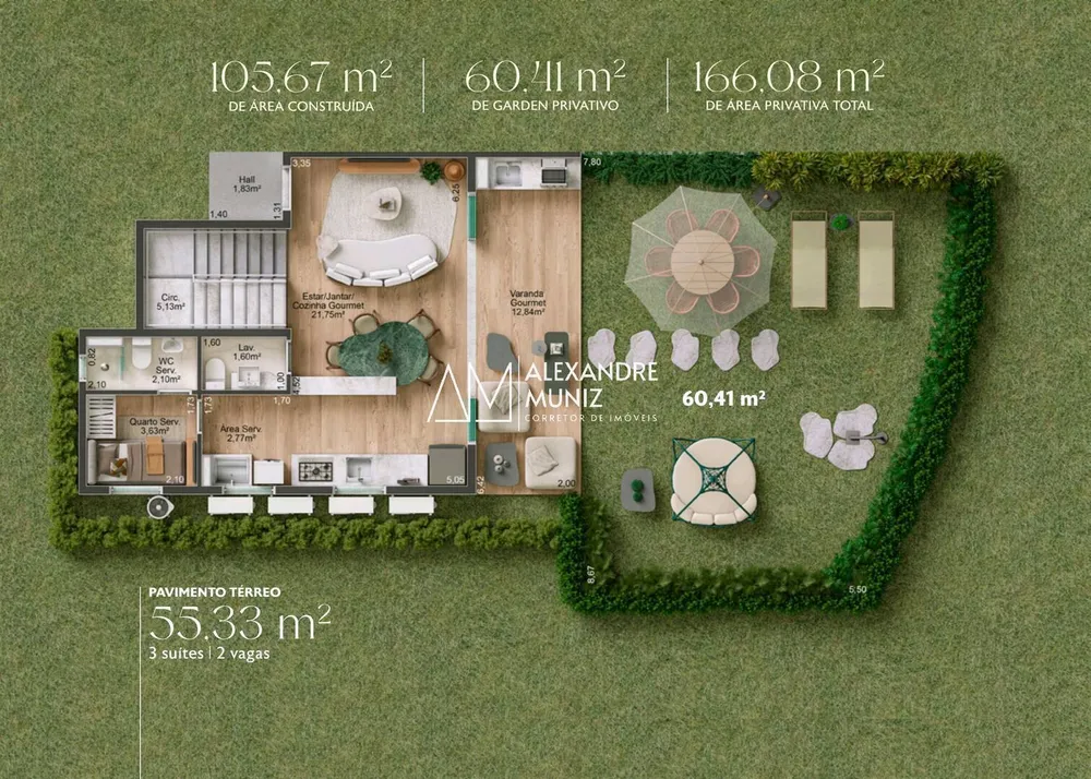 Casa, 3 quartos, 166 m² - Foto 6