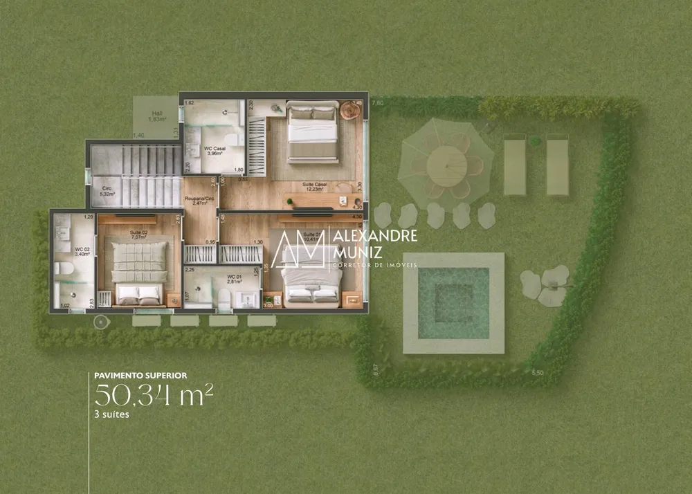 Casa, 3 quartos, 166 m² - Foto 16