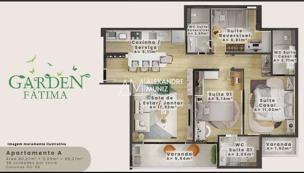 Apartamento, 2 quartos, 62 m² - Foto 10