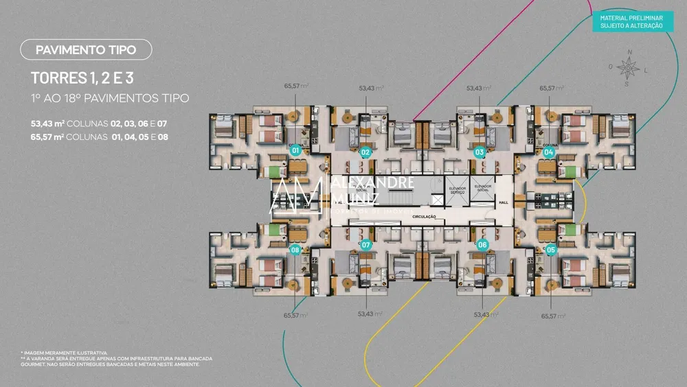 Apartamento, 2 quartos, 53 m² - Foto 6