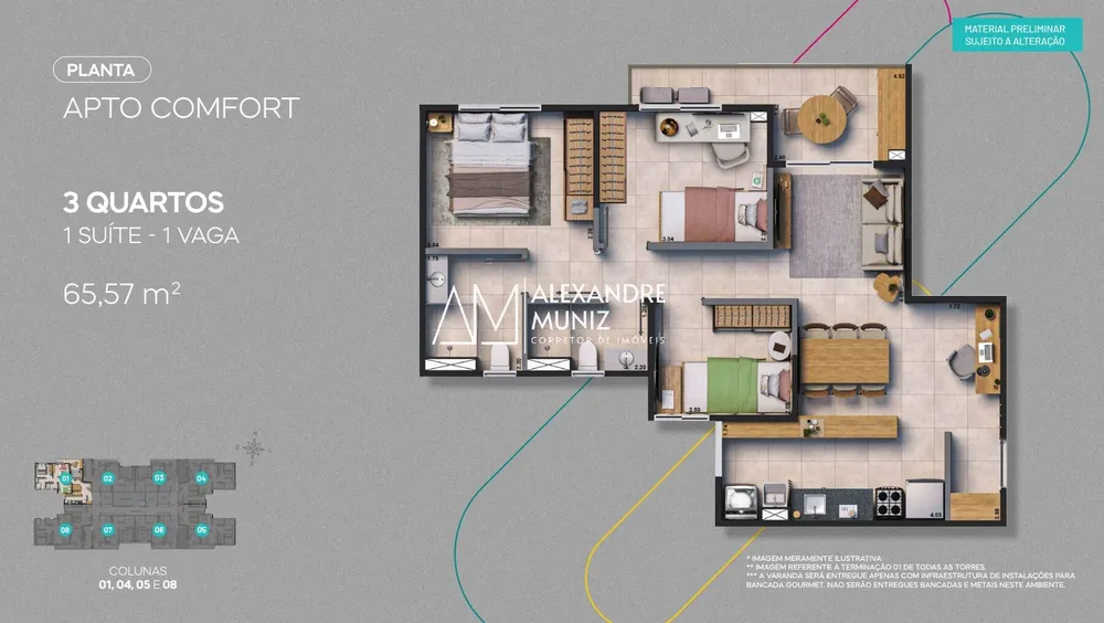 Apartamento, 2 quartos, 53 m² - Foto 5