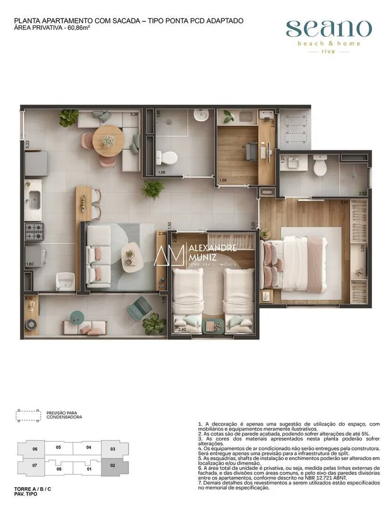 Apartamento, 2 quartos, 50 m² - Foto 10