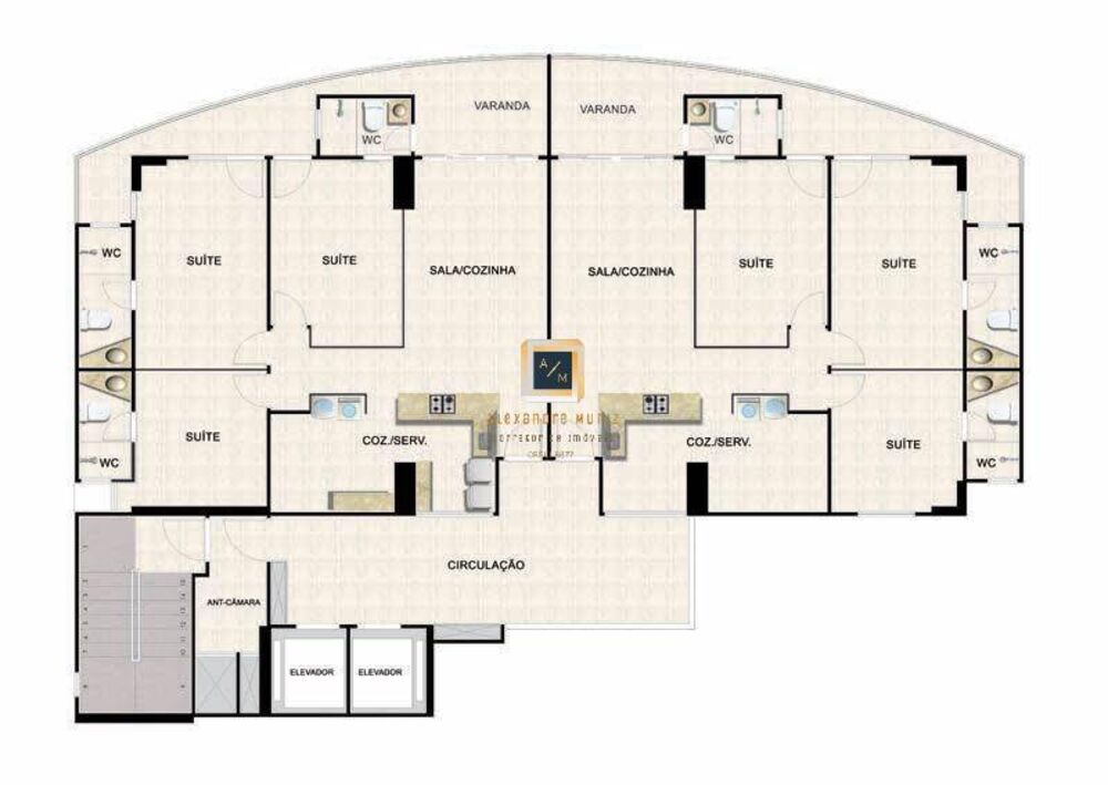 Apartamento, 3 quartos, 93 m² - Foto 1