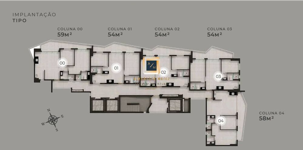 Apartamento, 2 quartos, 54 m² - Foto 1