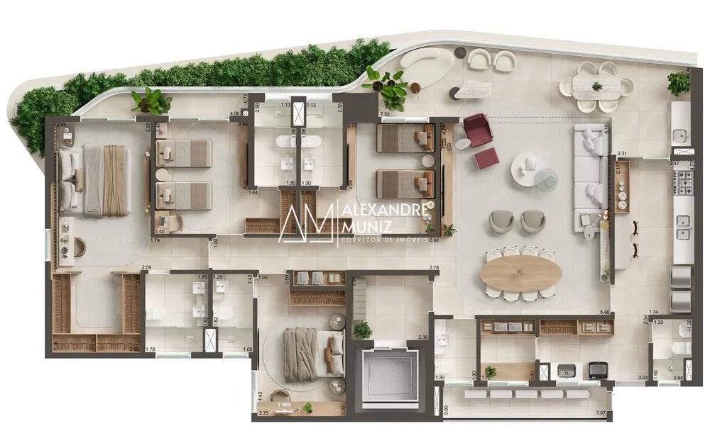 Apartamento, 4 quartos, 165 m² - Foto 7