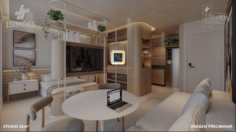 Apartamento, 1 quarto, 35 m² - Foto 3