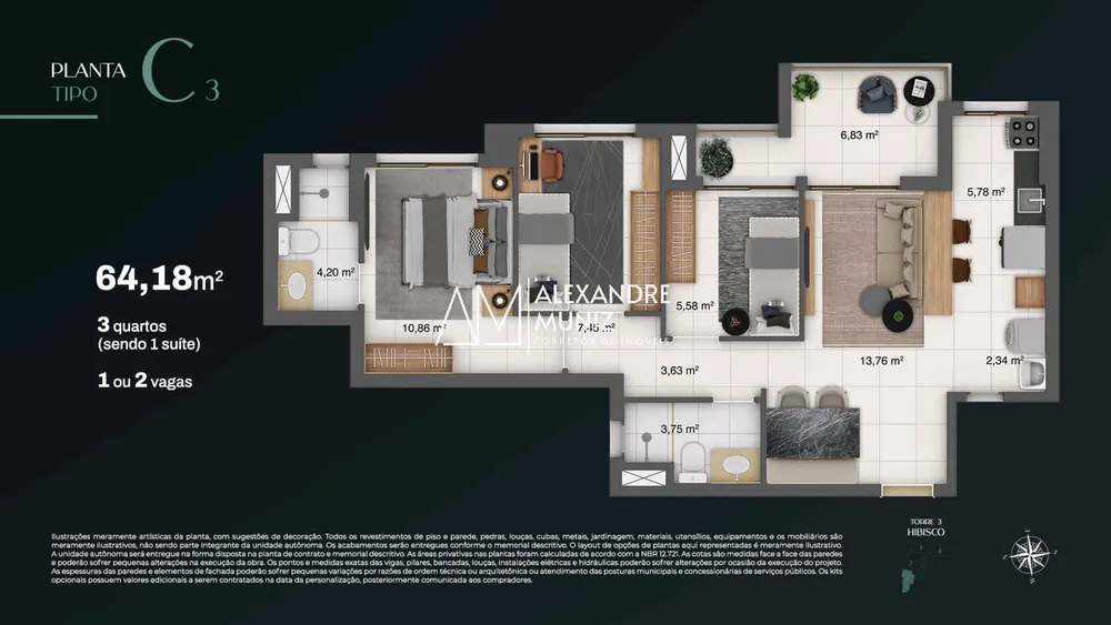 Apartamento, 3 quartos, 121 m² - Foto 15