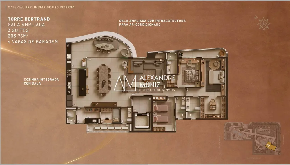 Apartamento, 4 quartos, 163 m² - Foto 23