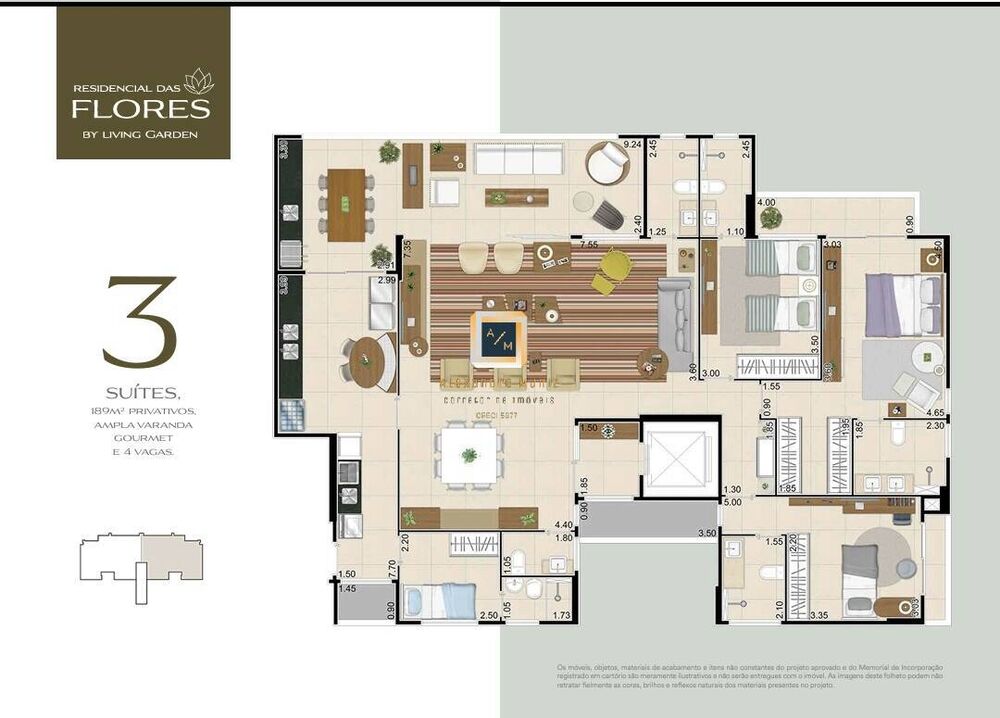 Apartamento, 4 quartos, 189 m² - Foto 4
