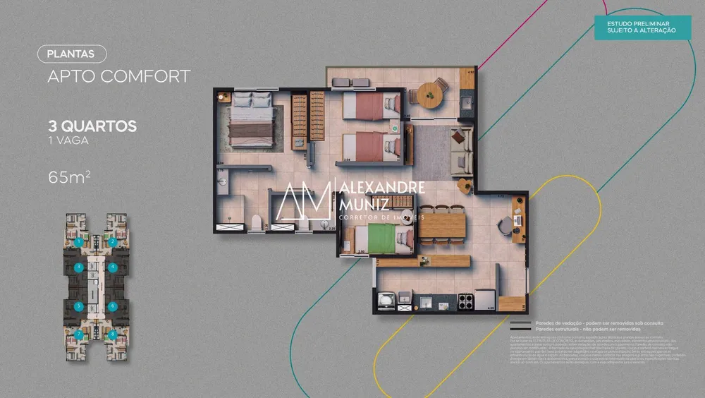 Apartamento, 2 quartos, 53 m² - Foto 7