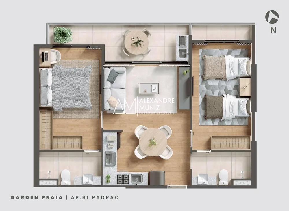 Apartamento, 2 quartos, 70 m² - Foto 5