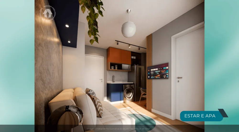 Apartamento, 1 quarto, 17 m² - Foto 7