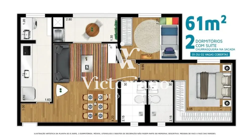 Apartamento, 2 quartos, 62 m² - Foto 16