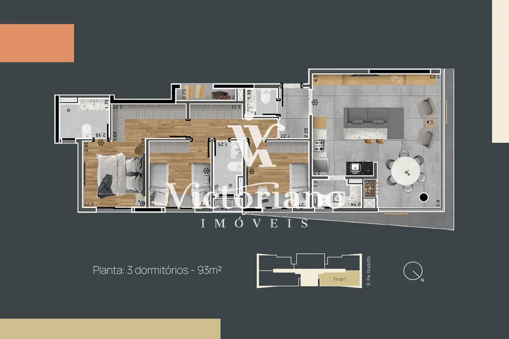 Apartamento, 3 quartos, 93 m² - Foto 10